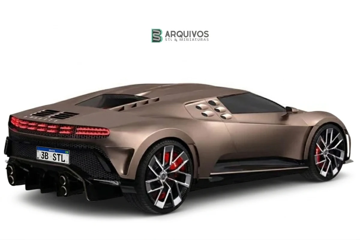 Modelo 3D STL - Bugatti Centodieci — foto 2
